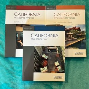 California Real Estate educational materials (3 books)